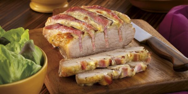 Picanha Manteiga e Ervas recheada com Mussarela e Bacon