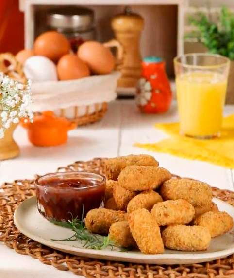 Bolinho de Costela Suína com Barbecue de Goiabada