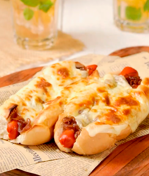 Hot Dog no Pão de Alho